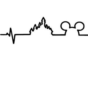Vinyl Decal for Window - Disney Heartbeat